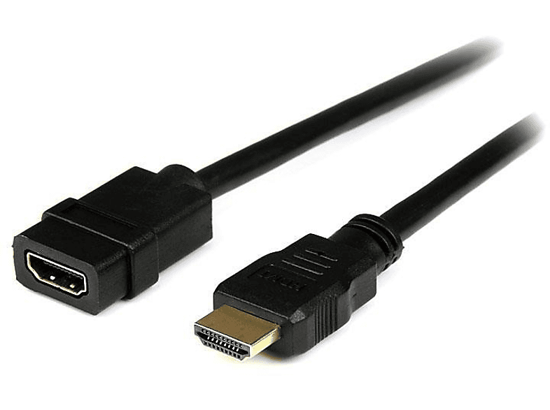 Harper Grove - Cable alargador HDMI V 1.4, cable alargador HDMI macho a  HDMI hembra, chapado en oro, negro, paquete de 50, para dispositivos que