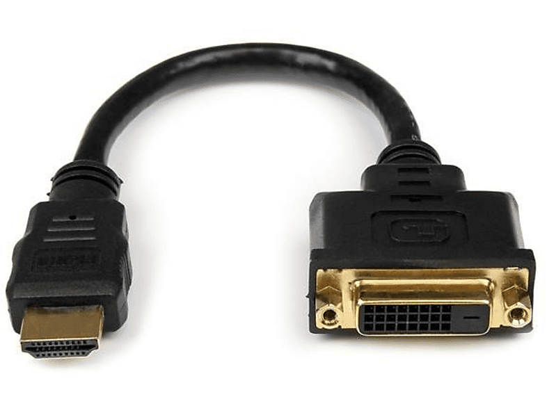 Adaptador StarTech HDDVIMF8IN Adaptador Conversor de Video HDMI Macho a DVI D Hembra