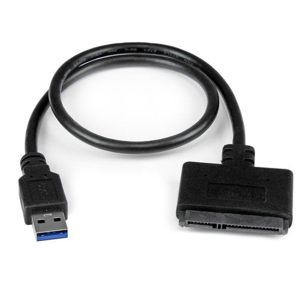 Cable USB - StarTech.com USB3S2SAT3CB Cable USB Adaptador USB 3.0 UASP a SATA III para Disco de 2,5"