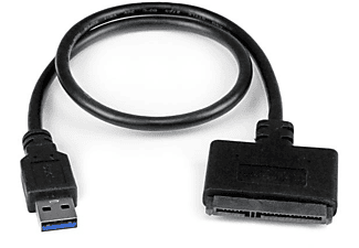 Juguetón saltar lobo Cable USB | StarTech.com USB3S2SAT3CB Cable USB Adaptador USB 3.0 UASP a  SATA III para Disco de 2,5"