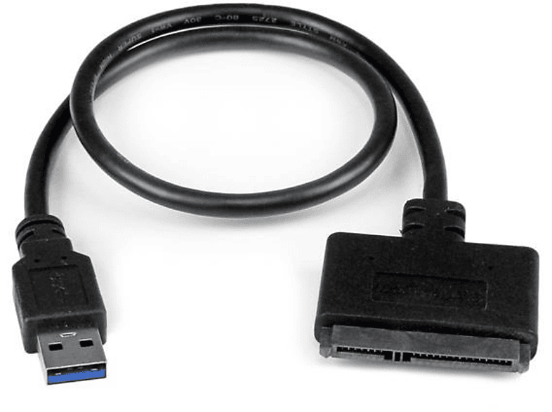 sobras Intento crema Cable USB | StarTech.com USB3S2SAT3CB Cable USB Adaptador USB 3.0 UASP a  SATA III para Disco de 2,5"
