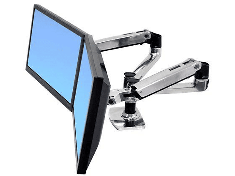 ERGOTRON LX SIDE BY SIDE DUAL ARM DESK POLIS