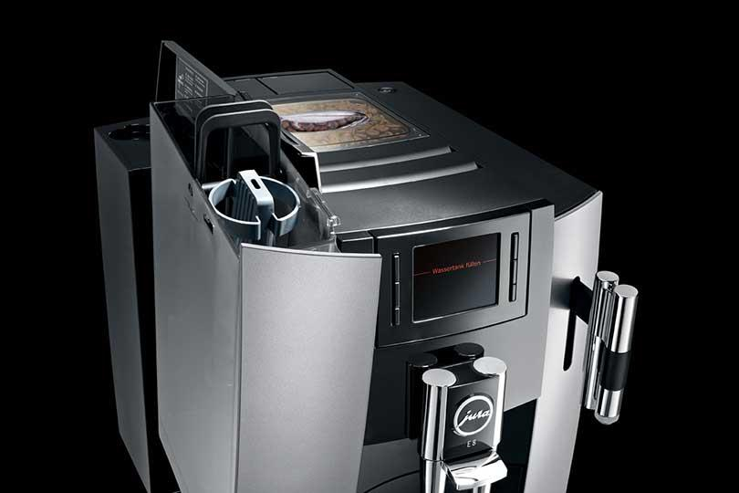 Cafetera superautomática - Jura E8 Platine, Presión de 15 bares, Sistema Thermo-Block, Pantalla