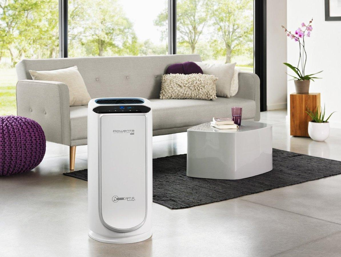 Purificador de aire - Rowenta PU 6020 Intense Air Pure Tecnología Nano Capture, 4 Filtros,