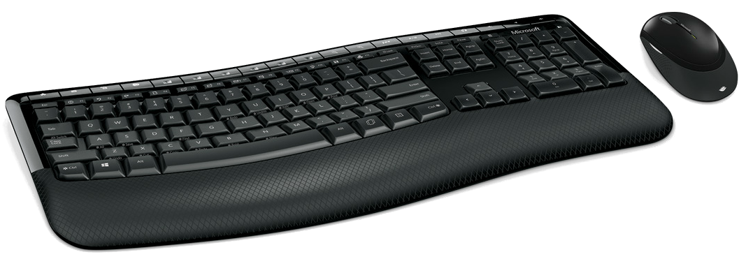 Pack Teclado + Ratón - Microsoft Wireless Comfort Desktop 5050, Inalámbrico, RF inalámbrico, USB, Negro