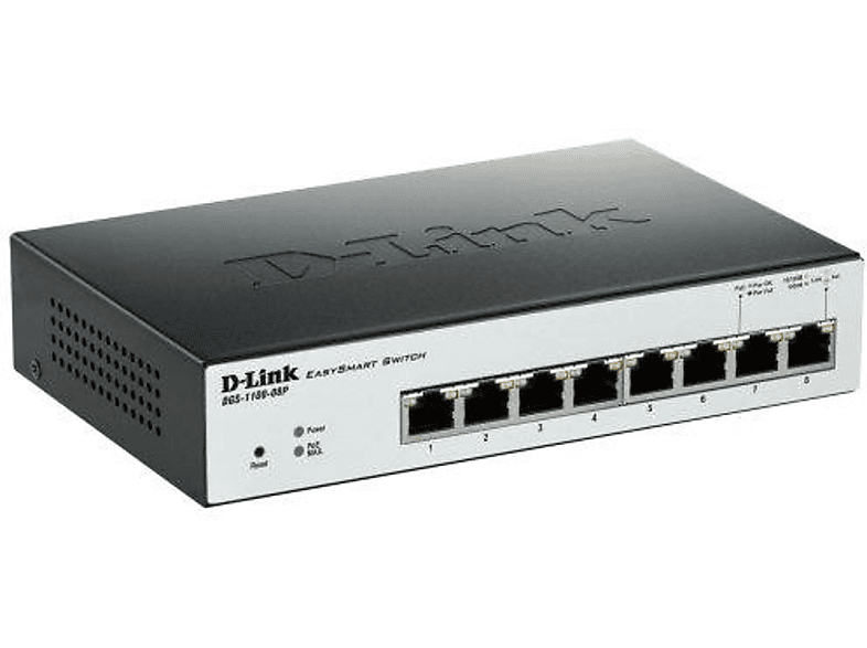 D-LINK POE SWITCH/DGS-1100-08P EASYSMART