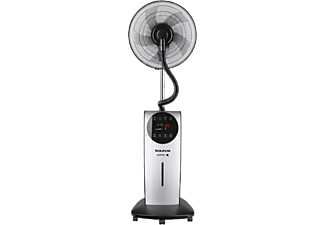 Ventilador de agua - Taurus VB 02, Nebulizador, climatizador, 3 velocidades y 3 modos, 90 W, Oscilación 70º, Temporizador 12h, Acero