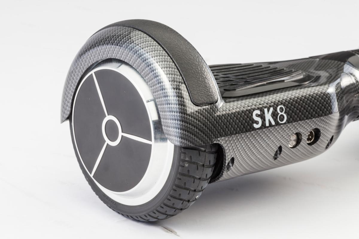 Hoverboard - SK8 GO, 12 km/h, Autonomía 20 Km, Fibra carbono