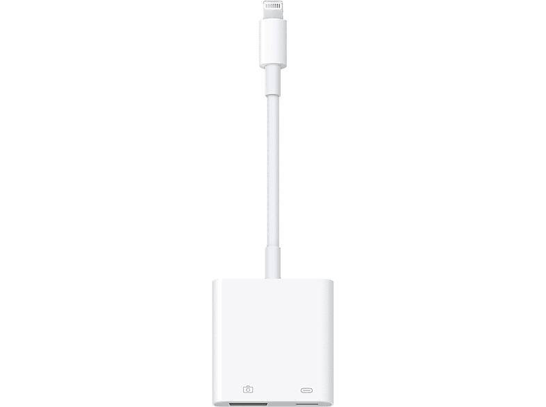 REACONDICIONADO Seminuevo Excelente Apple Adaptador Lightning a USB 3, Blanco