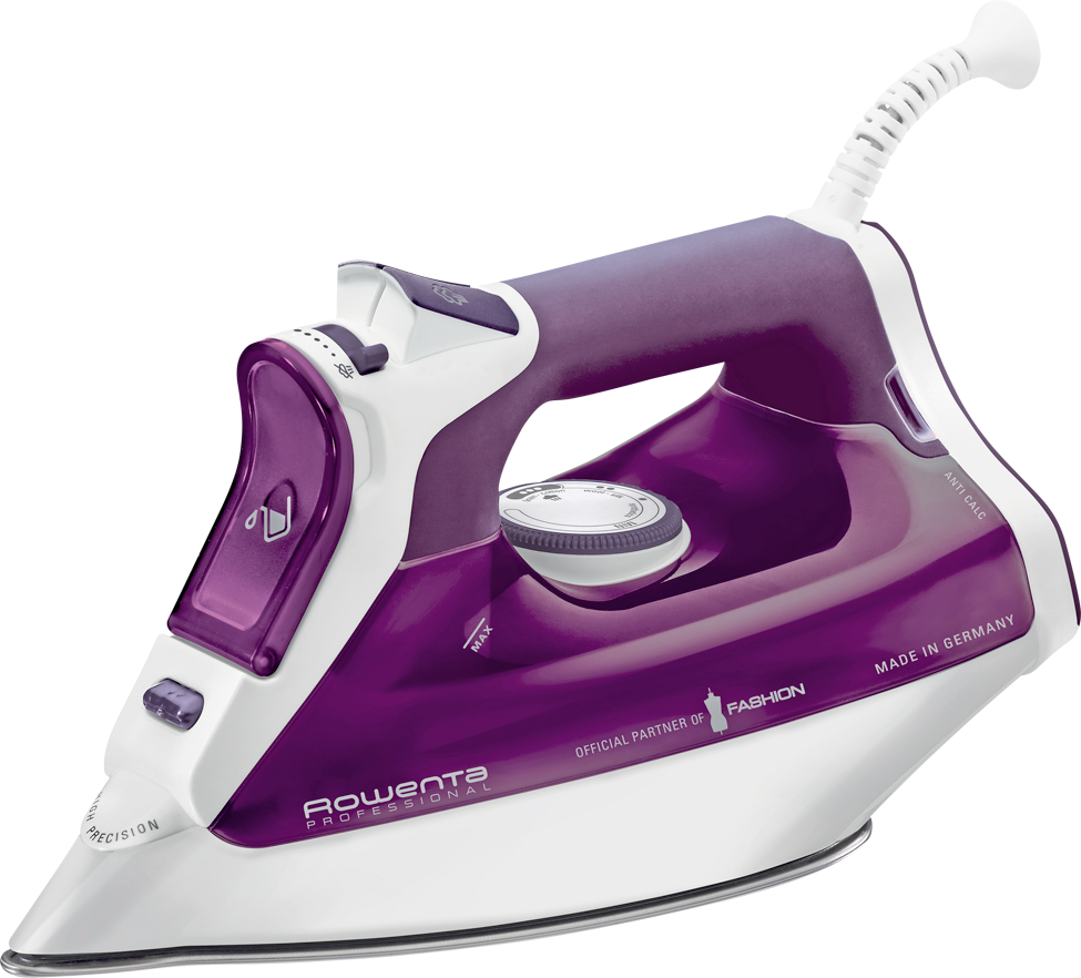 Plancha de vapor - Rowenta DW8115 Potencia 2600W, Golpe de vapor 190g/min, Suela Microsteam 400
