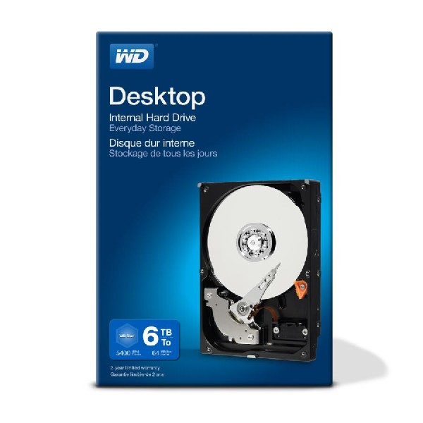 Disco duro - WD Desktop Everyday, 6 TB, WD Blue, 3.5 pulgadas