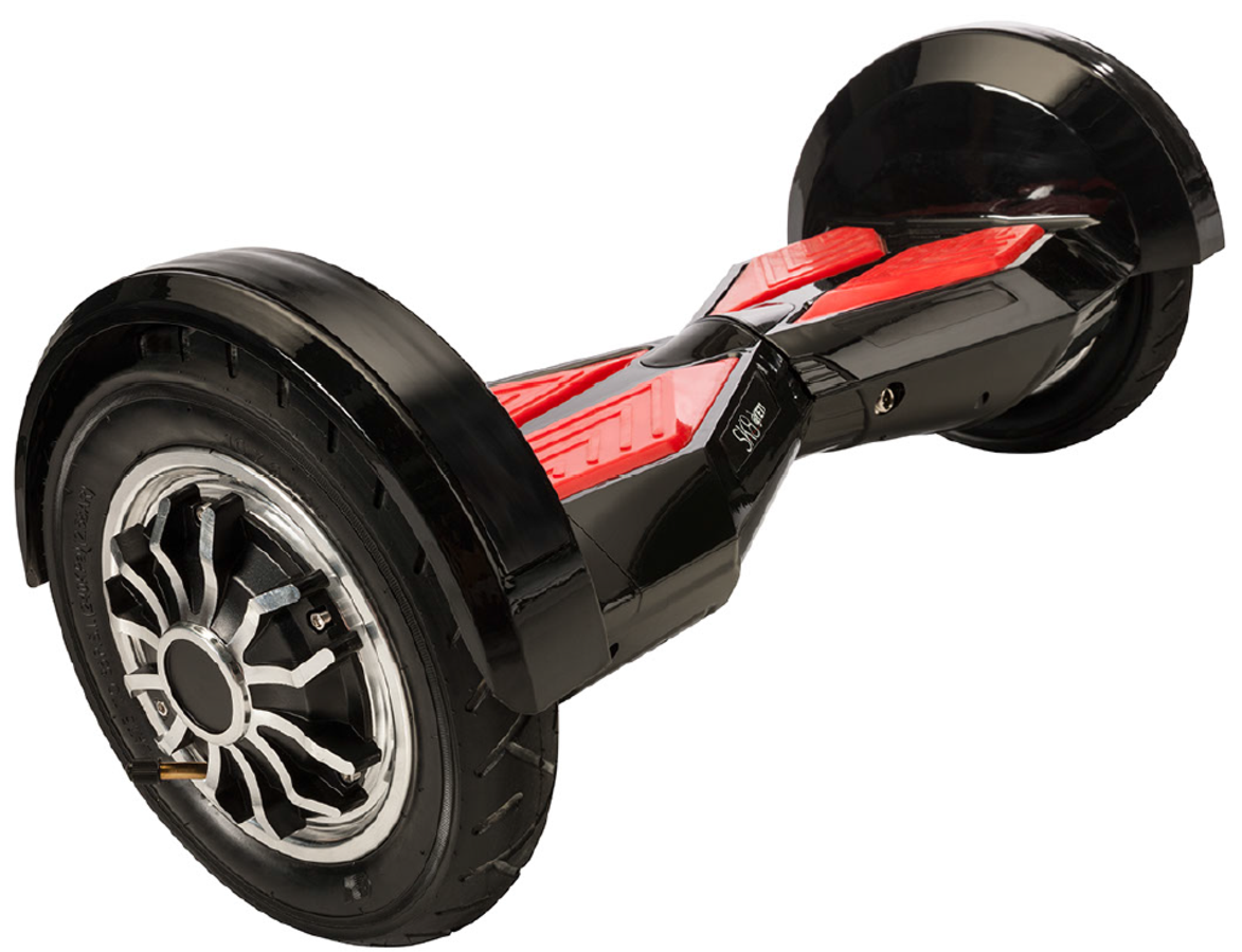Hoverboard - SK8 YETI, Velocidad 12km, Peso máximo 100kg, Negro