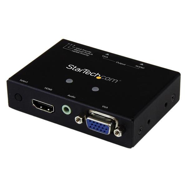 Switch HDMI - StarTech.com VS221HD2VGA Switch Conversor 2x1 VGA HDMI a VGA 1080p Conm Prioritario