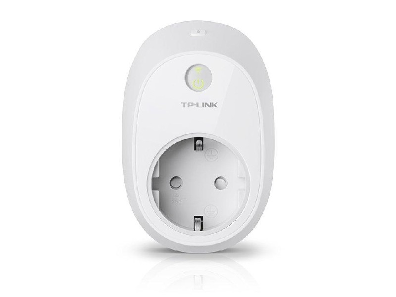 Enchufe inteligente - TP Link HS110, Monitorización de energía, Wi-FI, Hasta 16 A, Blanco