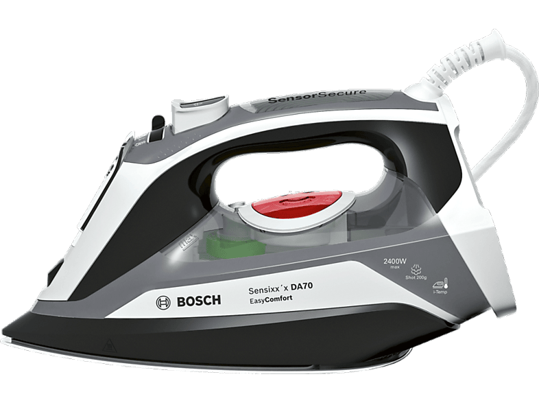 Plancha de Vapor  Bosch TDA 5640 Potencia 2750W, Base PalladiumGlissée,  vapor constante: 40