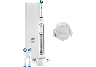 ORAL-B GENIUS 8100S - elektrische Zahnbürste (Weiss/silber)