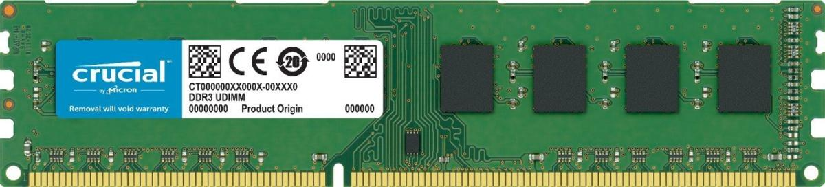 Memoria Ram - Memoria RAM 4 GB - CRUCIAL CT51264BD160B/4GB/1600MHZ/DDR3