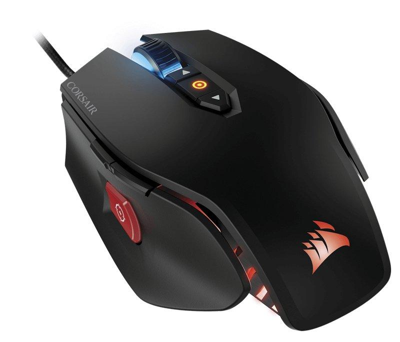 Ratón gaming - Corsair CH9300011EU M65 Pro RGB, 12000DPI, USB, Óptico, Negro