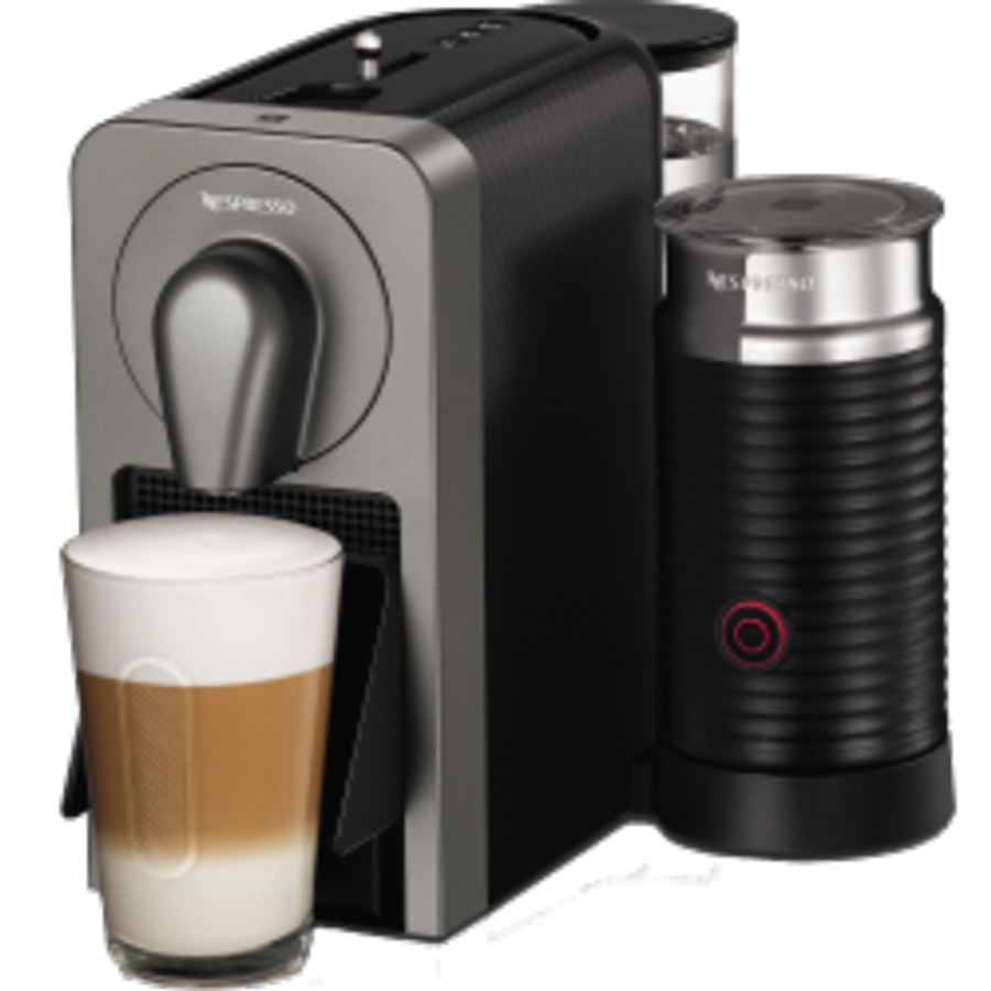 Cafetera de cápsulas - Nespresso Krups XN 411 T PRODIGIO & MILK