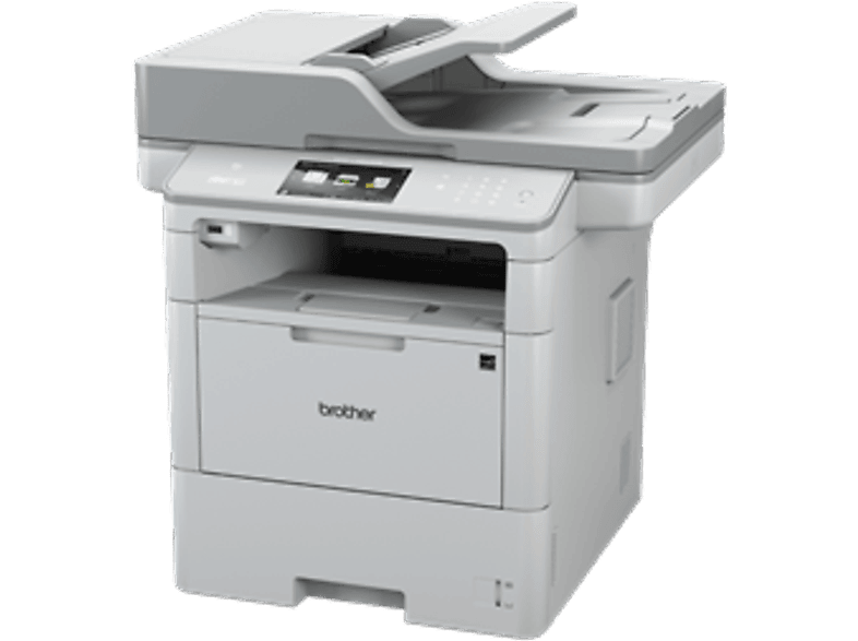 Impresora Multifunción Brother mfcl6800dw duplex wifi fax monocromo mdcl6800dw 46 ppm 1200x1200 dpi gris mfcl6800dwrf1 lan blanco laser mfcl6800dwdup red bandeja 520 hojas usb 2.0 memoria 512 multifuncion 1200 1200dpi a4 46ppm