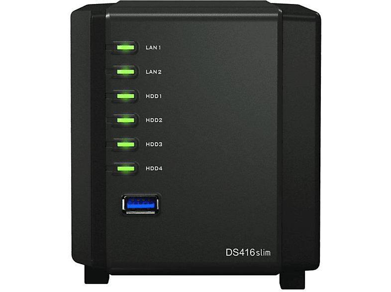 Servidor NAS | SYNOLOGY DS416SLIM / 4BAY 512MB 2.5 IN 1.0GH