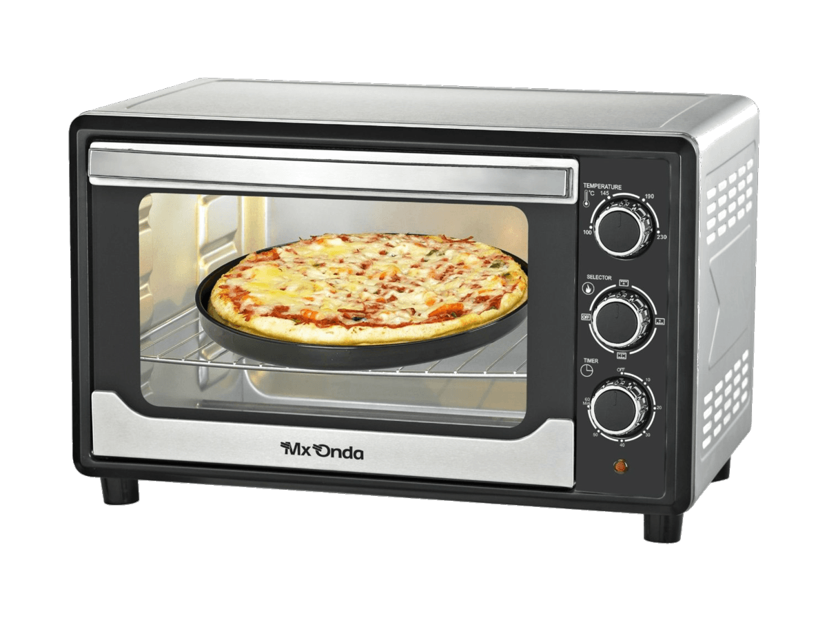 Mini horno - Mx-Onda MX-HC 2181, Potencia 1600W, Capacidad 30L, Termostato variable