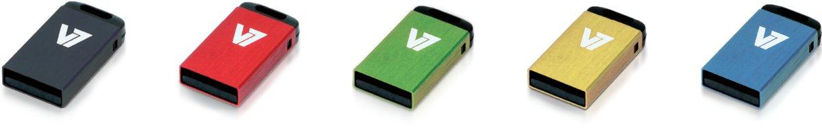 V7 Unidad de memoria flash USB 2.0 nano 8 GB, verde unidad flash USB