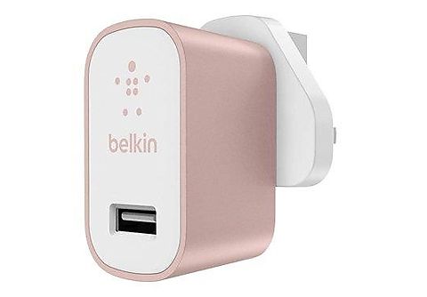 Belkin MIXIT Metallic Home Charger Interior Rosa, Color blanco
