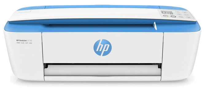 Impresora multifunción - HP Deskjet 3720, Escáner, WiFi, USB 2.0, Azul