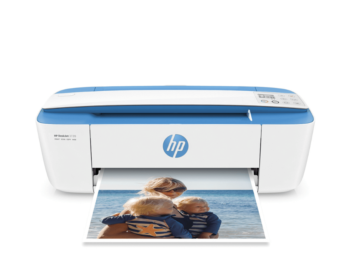 Impresora multifunción - HP Deskjet 3720, Escáner, WiFi, USB 2.0, Azul