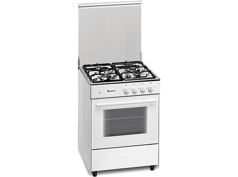 Cocina Meireles 603 w 49 l gas butanopropano blanco g603w g603 bco 60cm con horno 3 quemadores encimera y 9701372 clase