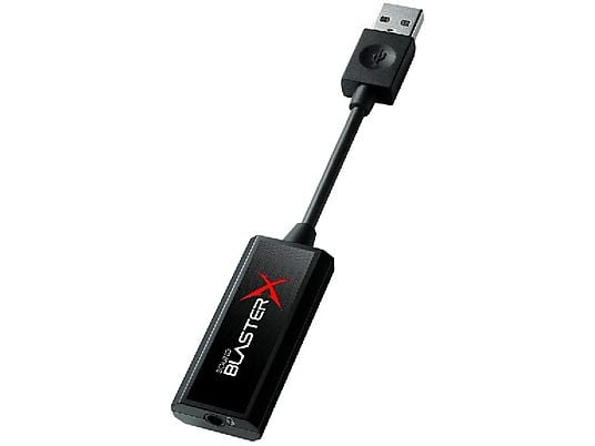 Tarjeta de sonido - Creative Sound BlasterX G1, externa, entrada Mini Jack de 3,5mm, Negro