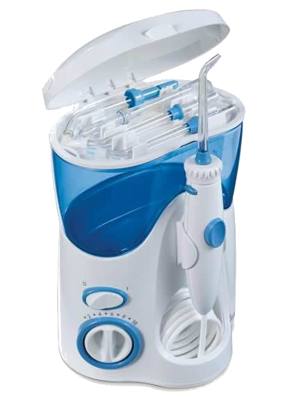 Generica Waterpik Wp100 hilo dental azul blanco irrigador ultra 10 ajustes 360 º ideal