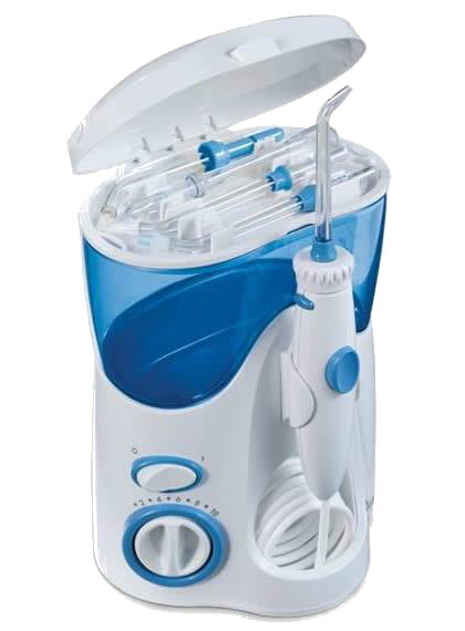 Generica Waterpik Wp100 hilo dental azul blanco irrigador ultra 10 ajustes 360 º ideal