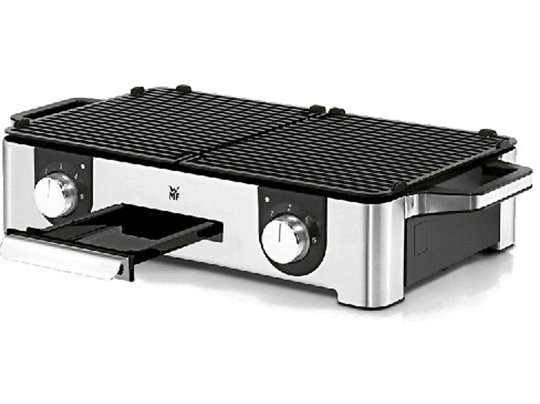 REACONDICIONADO Seminuevo(*) Grill - WMF Lono Master Grill, 2400 W, Antiadherente, Dos zonas, Clase A+