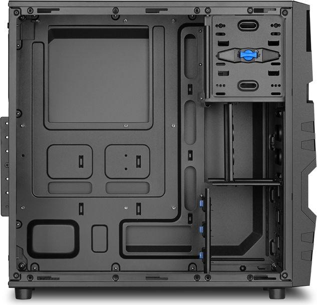 Carcasa de ordenador - Sharkoon VG5-V Midi-Tower, Negro