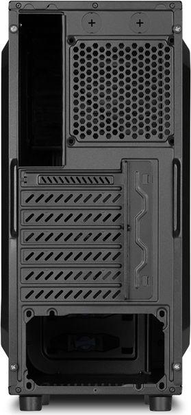 Carcasa de ordenador - Sharkoon VG5-V Midi-Tower, Negro