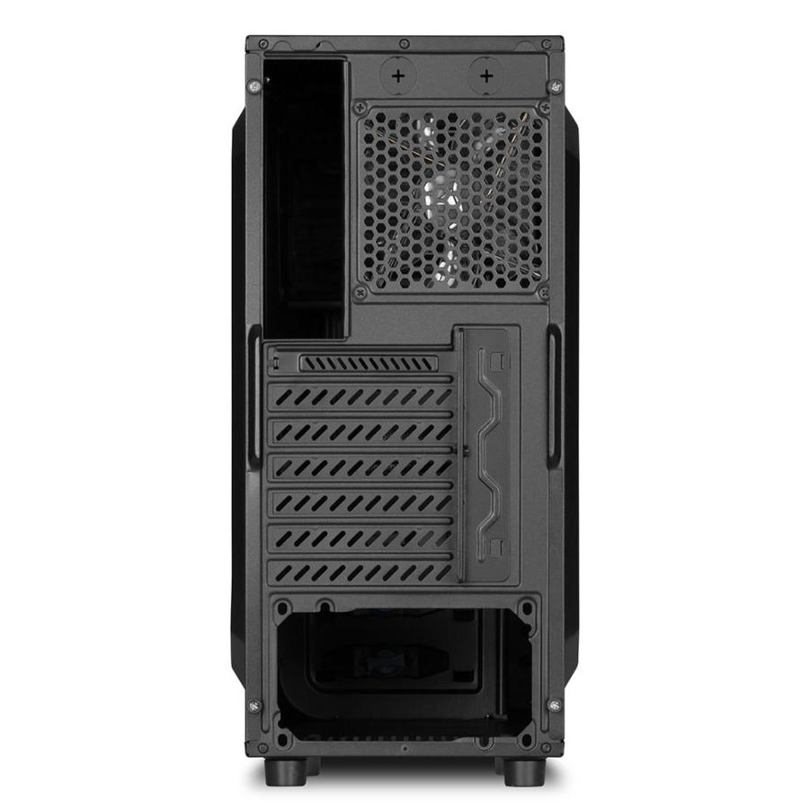 Caja de PC - Sharkoon VG4-W ATX, 2 USB 3.0, 2 USB 2.0, Negro