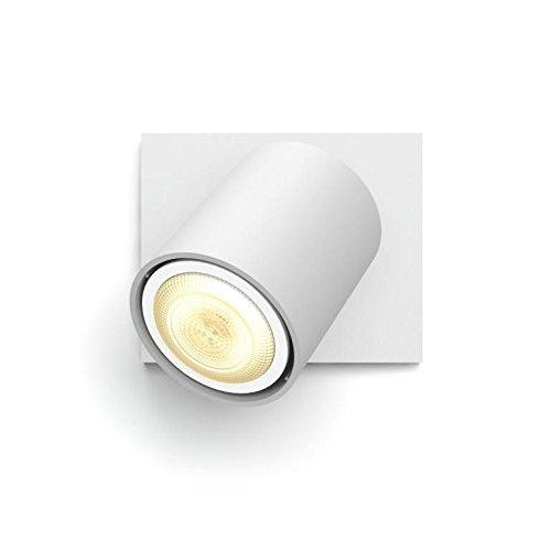 Foco LED - Philips Hue Runner, LED blanco inteligente, Con mando, Luz blanca de cálida a fría, Domótica