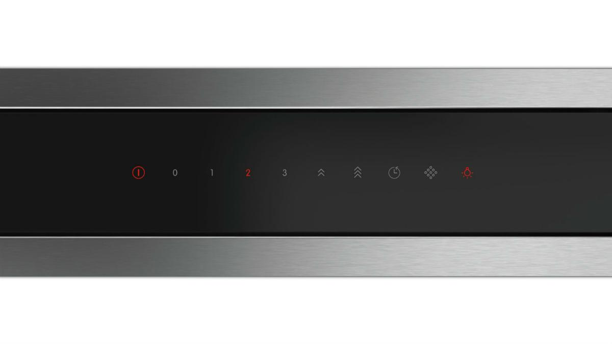 Campana convencional - Bosch DDD96AM60, Integrable, 690 m³/h, 5 potencias, 267 W, TouchControl, 90 cm, Clase B, Negro