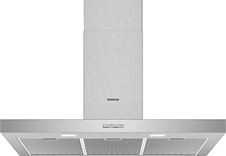 Campana - Siemens LC96BBC50, Decorativa, 590 m3/h, 3 velocidades, 90 cm, Inox