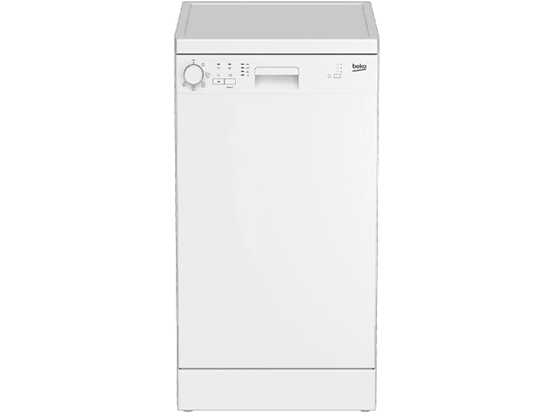 Lavavajillas - Beko DFS05013W, 10 servicios, 5 programas, Programa rápido, Clase A+, Blanco