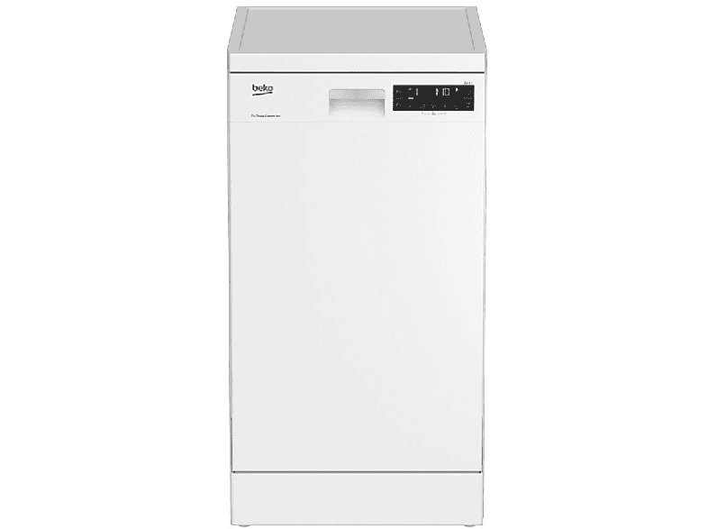 Lavavajillas - Beko DFS28021W 10 servicios Libre instalación 8 programas Programable