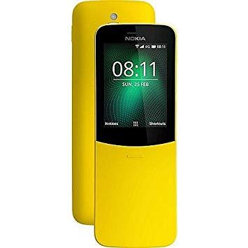 Móvil - Nokia 8110 Y, 2.4", KaiOS, 512 MB RAM, 2 Mpx, Bluetooth 4.1, Libre, Amarillo