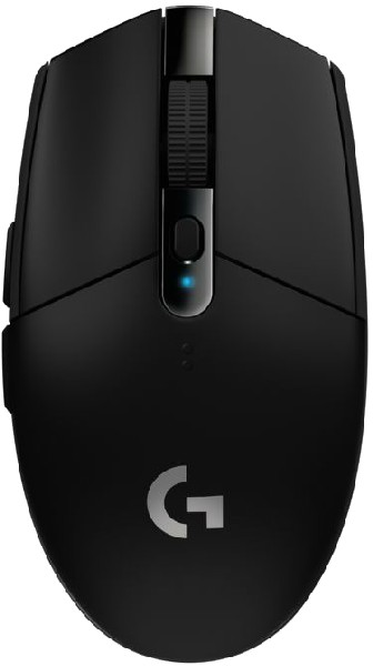 Logitech G305 Negro lightspeed wireless 12000 dpi ambidiestro raton gaming captor hero 12k ultraligero batería de 250h 6 botones programables memoría integrada pcmac 12000dpi