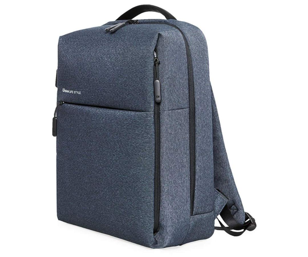 Mochila para portátil - Xiaomi Mi City Backpack Dark Blue, Hasta 14", 4 compartimentos, Azul