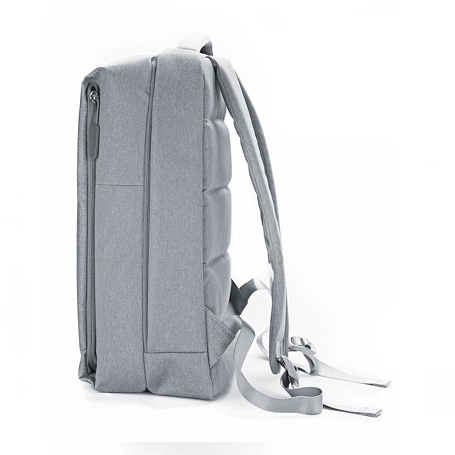 Mochila para portátil - Xiaomi Mi City Backpack Light Grey, Hasta 14", 4 compartimentos, Gris