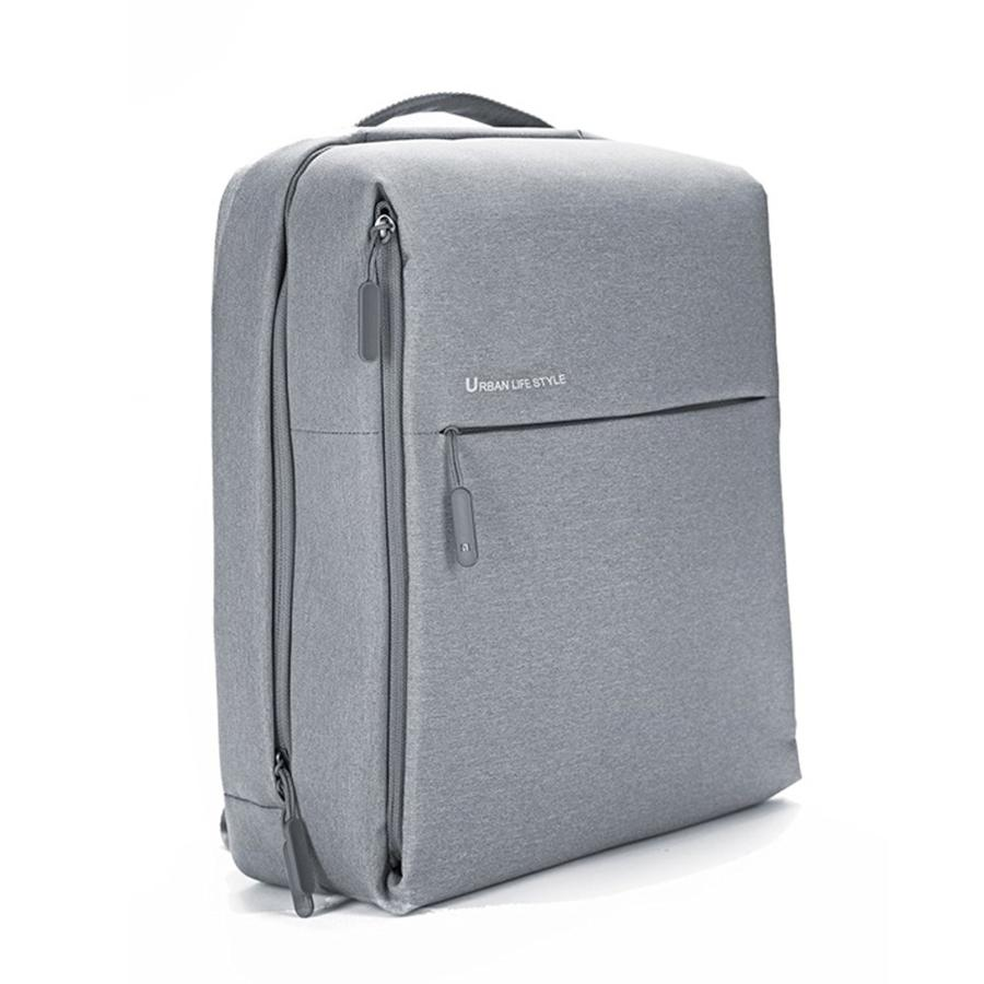 Mochila para portátil - Xiaomi Mi City Backpack Light Grey, Hasta 14", 4 compartimentos, Gris