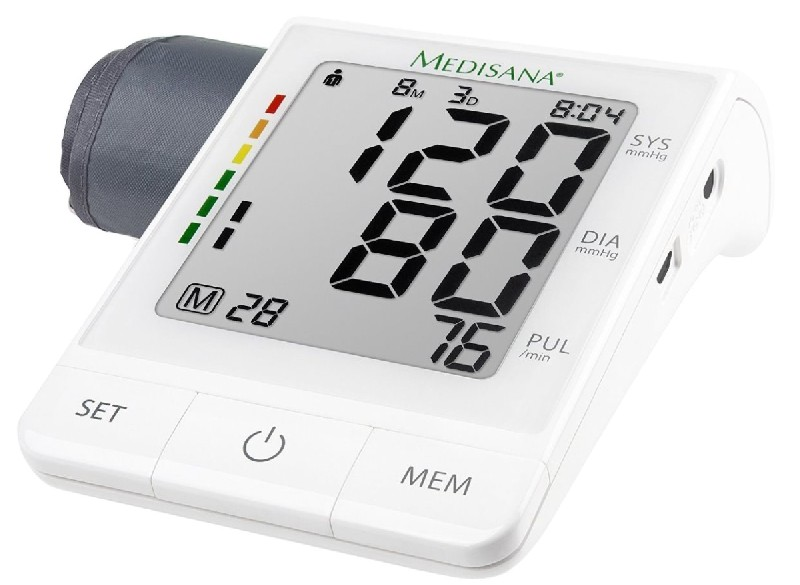 Medisana Bu530 Brazo bluetooth 530 connect para antebrazo indicador arritmias el pantalla escala colores los la oms una precisa arterial y del pulso app medidor