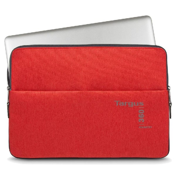 Funda para portátil Targus 360 Sleeve Perimeter 13-14, Flame Scarlet